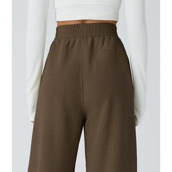 NWT Halara High Waisted Pocket Straight Leg Corduroy Casual Pants - Size Small - Picture 4 of 4